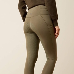 Legging ARIAT mujer EOS 2.0 FULL SEAT TIGHT color kalamata (verde kaki), culera silicona - Imagen 1