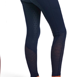 Legging ARIAT niña, EOS FULL SEAT azul marino, culera silicona, tallaje infantil - Imagen 2