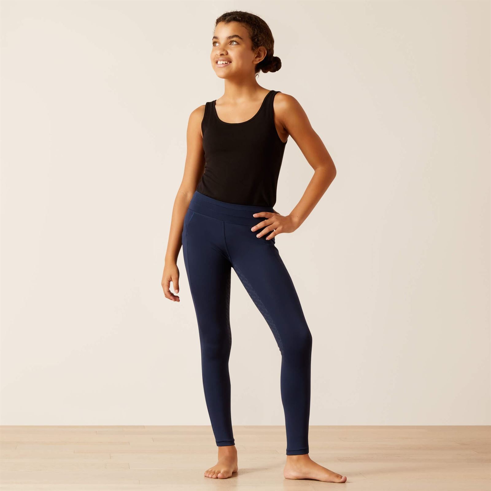 Legging ARIAT unisex, EOS 2.0 FULL SEAT azul marino, culera silicona, tallaje infantil - Imagen 5