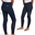 Legging ARIAT unisex, EOS FULL SEAT azul marino, culera silicona, tallaje infantil - Imagen 1