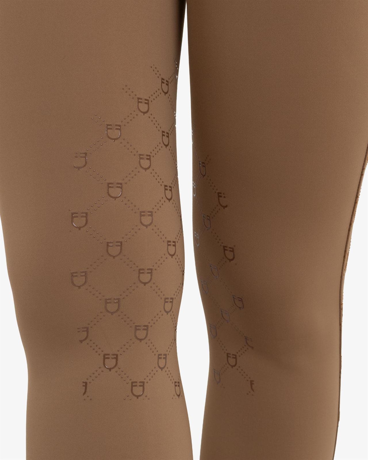Legging EQUESTRO mujer color camel con logo - Imagen 5