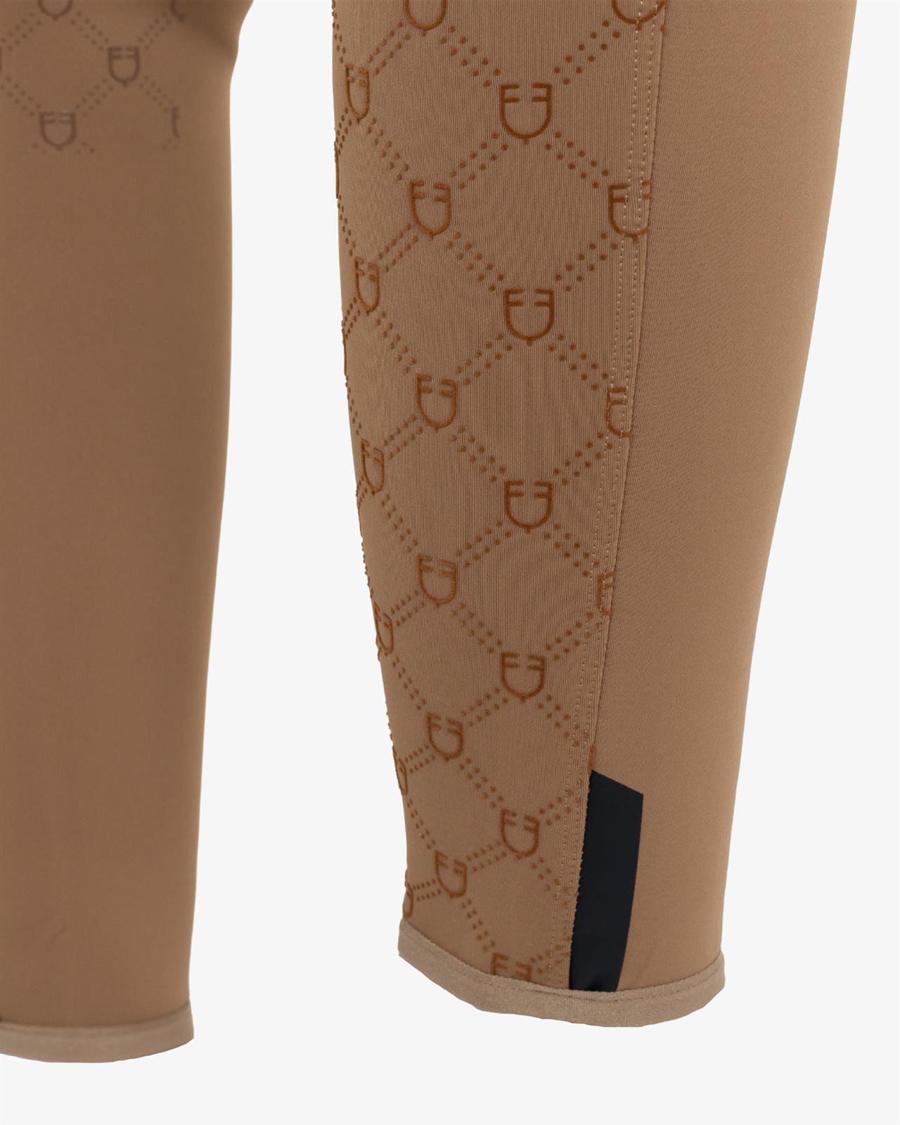 Legging EQUESTRO mujer color camel con logo - Imagen 8