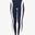 Legging EQUESTRO mujer, grip en culera color azul marino/beige - Imagen 2