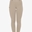 Legging EQUESTRO mujer, grip en culera color beige/negro - Imagen 2