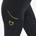 Legging EQUESTRO mujer, grip en culera color negro/amarillo - Imagen 1