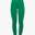 Legging EQUESTRO mujer, grip en culera color verde/blanco - Imagen 2