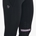 Legging EQUESTRO mujer, grip en rodilla color negro/lila - Imagen 2