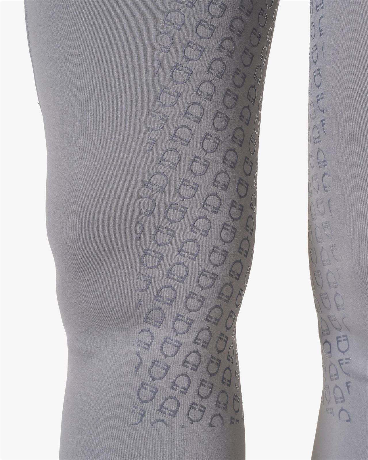 Legging EQUESTRO mujer gris con cristales grises TALLA S - Imagen 5