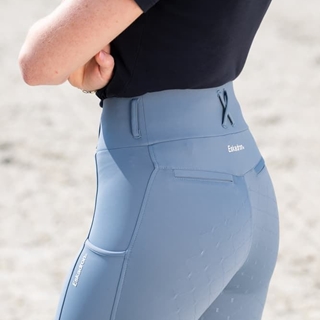 Legging ESKADRON Flex Full Grip color azul grisáceo, culera grip - Imagen 1