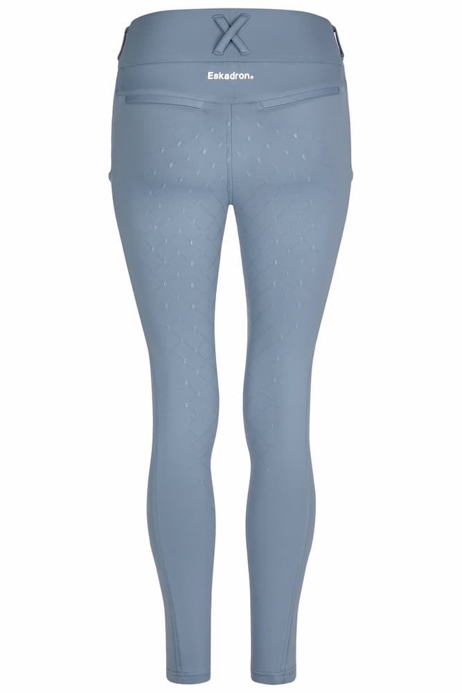 Legging ESKADRON Flex Full Grip color azul grisáceo, culera grip - Imagen 2
