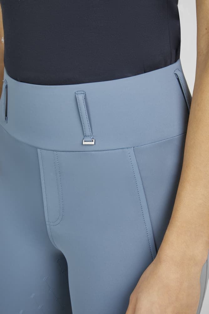 Legging ESKADRON Flex Full Grip color azul grisáceo, culera grip - Imagen 4