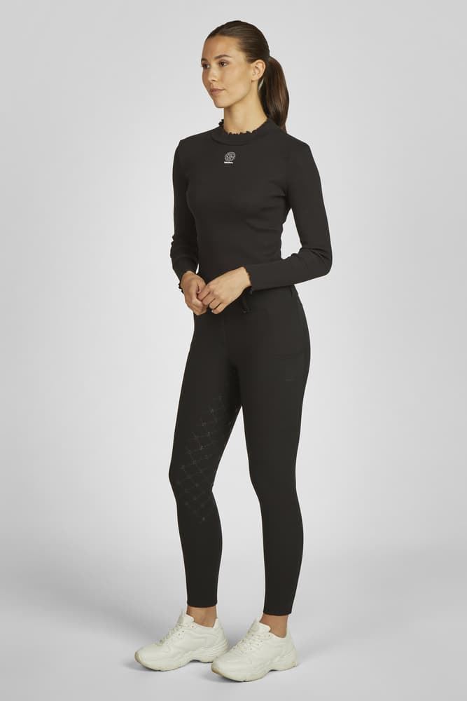 Legging ESKADRON Tight COSY color negro, culera grip FORRO INTERIOR TERMOAISLANTE - Imagen 1