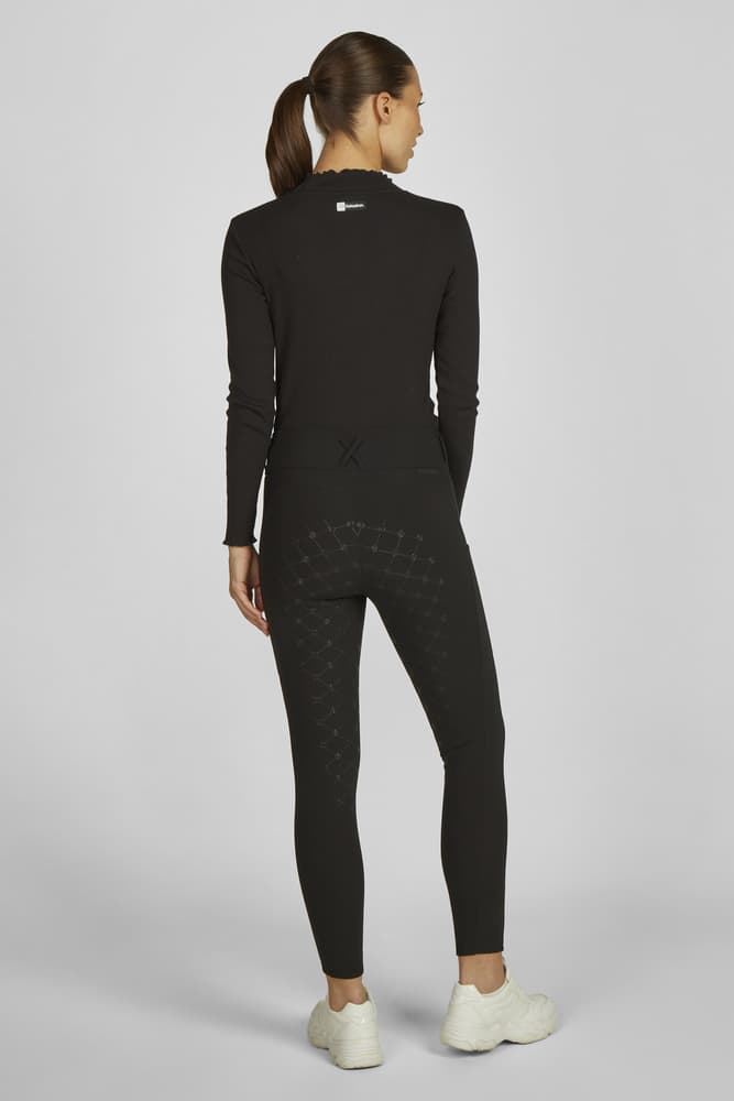 Legging ESKADRON Tight COSY color negro, culera grip FORRO INTERIOR TERMOAISLANTE - Imagen 2