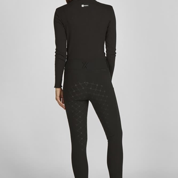 Legging ESKADRON Tight COSY color negro, culera grip FORRO INTERIOR TERMOAISLANTE - Imagen 2