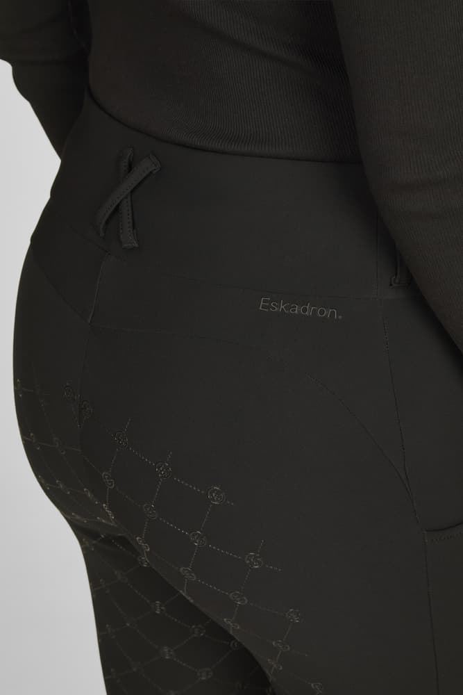 Legging ESKADRON Tight COSY color negro, culera grip FORRO INTERIOR TERMOAISLANTE - Imagen 6