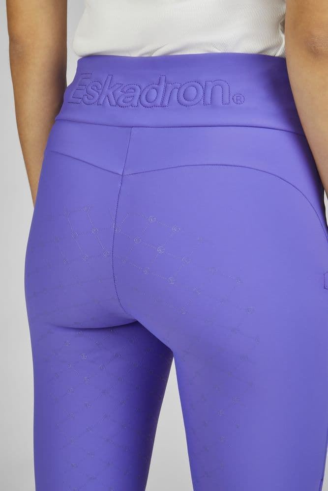 Legging ESKADRON Tight PRO Dynamic color púrpura, culera grip TALLA S - Imagen 5