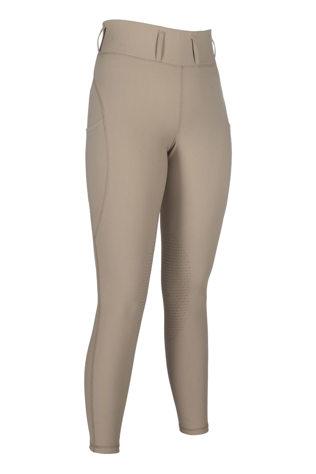 Legging HKM Sports Equipment mujer Jil High Waist grip en rodilla color beige TALLA 36 - Imagen 1