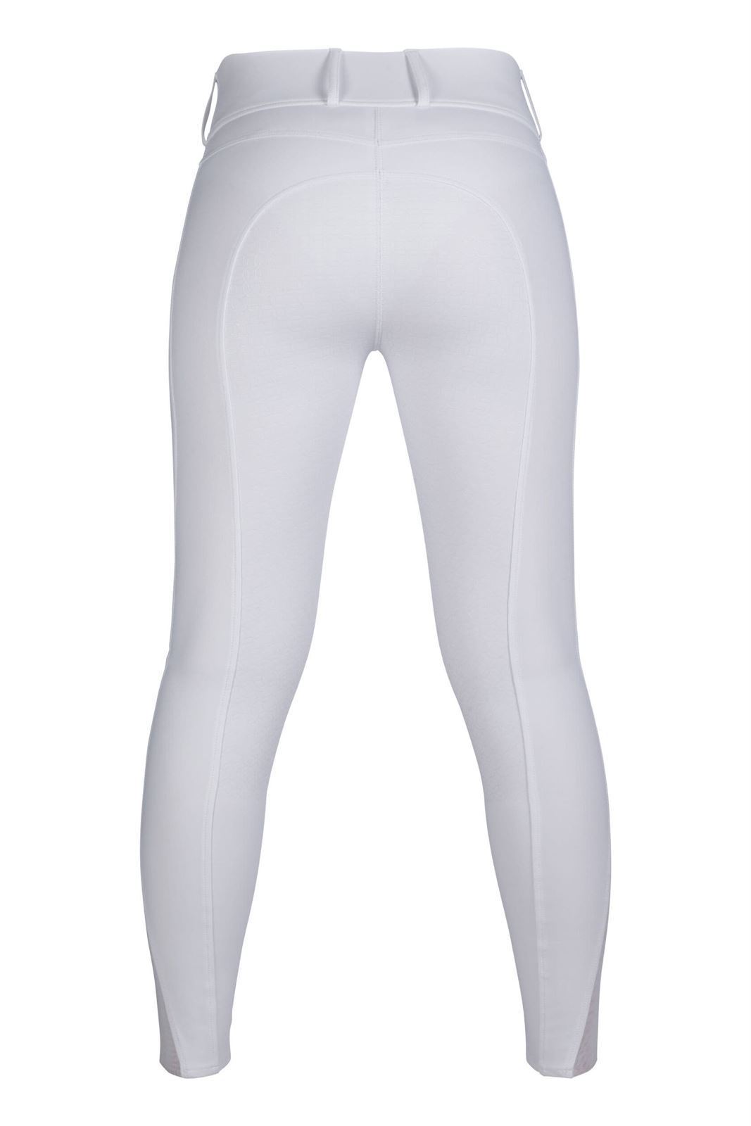 Legging HKM Sports Equipment niña Lisa grip en culera color blanco (tallaje infantil) - Imagen 4