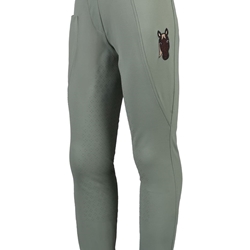 Legging HKM Sports Equipment niña Mia grip en culera color verde TALLA 9-11 años - Imagen 1