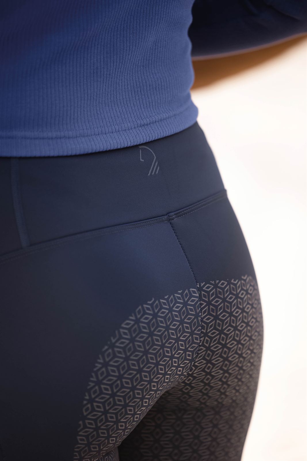 Legging LAURIA GARRELLI Arezzo color azul marino culera silicona TALLA 36/38 - Imagen 5