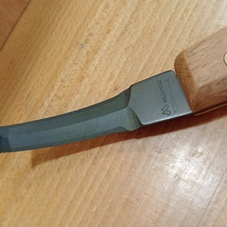 Legra MUSTAD hoja doble corte mango madera - Imagen 1