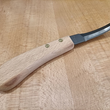 Legra MUSTAD hoja plana doble corte mango madera - Imagen 1