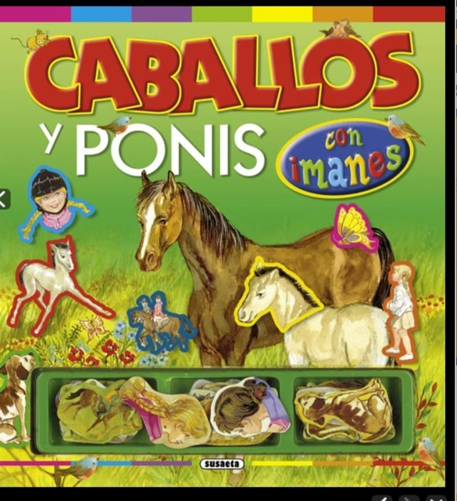 LIBRO: Caballos y ponis con imanes - Imagen 1