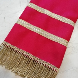 Manta estribera MARJOMAN alta escuela, lana - Imagen 2