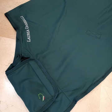 Manta secante polar HKM Sports Equipment LAURIA GARRELLI Livigno color verde TALLA 135 - Imagen 1