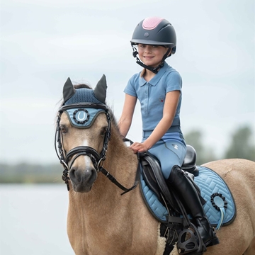 Mantilla HKM Nele color azul humo - Imagen 2