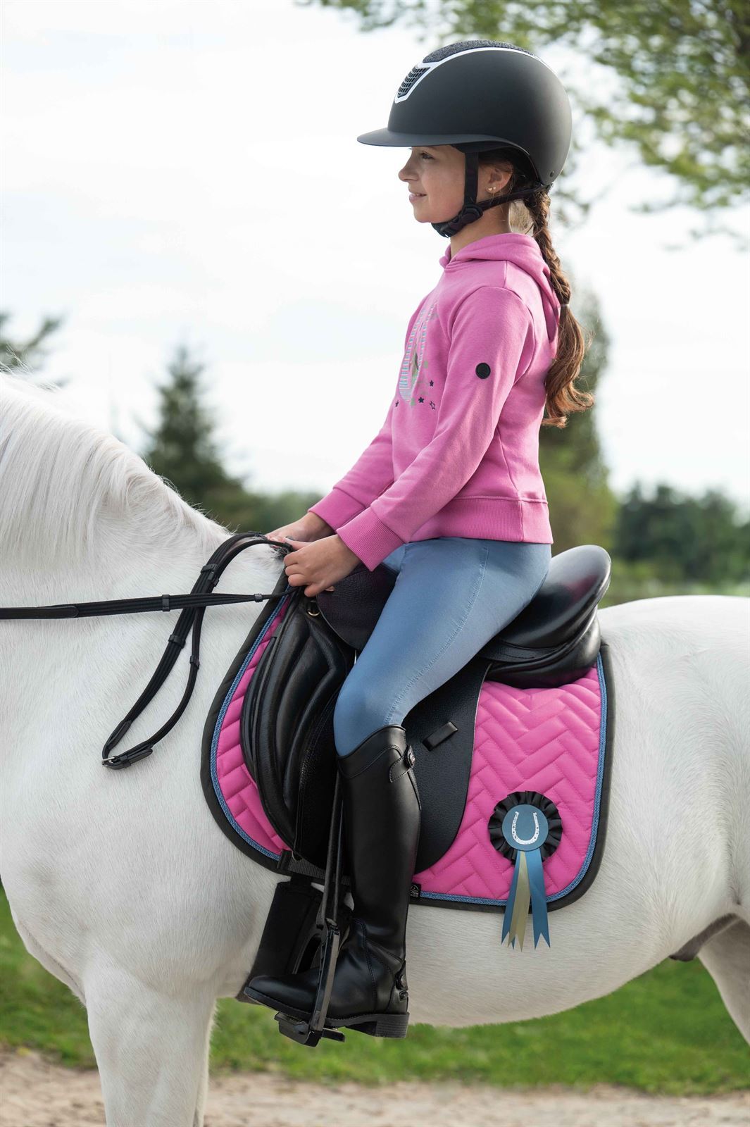 Mantilla HKM Nele color rosa - Imagen 6