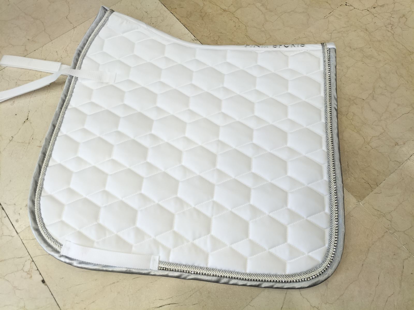 Mantilla HKM Sports Equipment Crystal Fashion color blanco USO GENERAL - Imagen 3