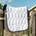 Mantilla HKM Sports Equipment Dressage Competition color blanco/azul marino DOMA - Imagen 2
