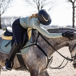 Mantilla HKM Sports Equipment Florence color salvia USO GENERAL - Imagen 2