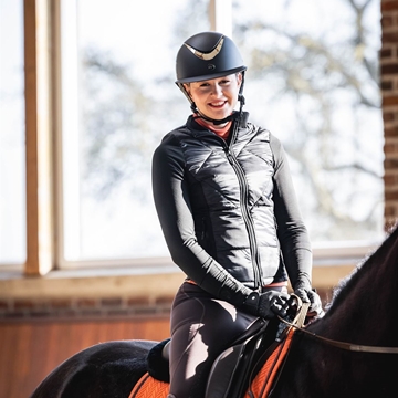 Mantilla HKM Sports Equipment Florence color teja USO GENERAL - Imagen 2