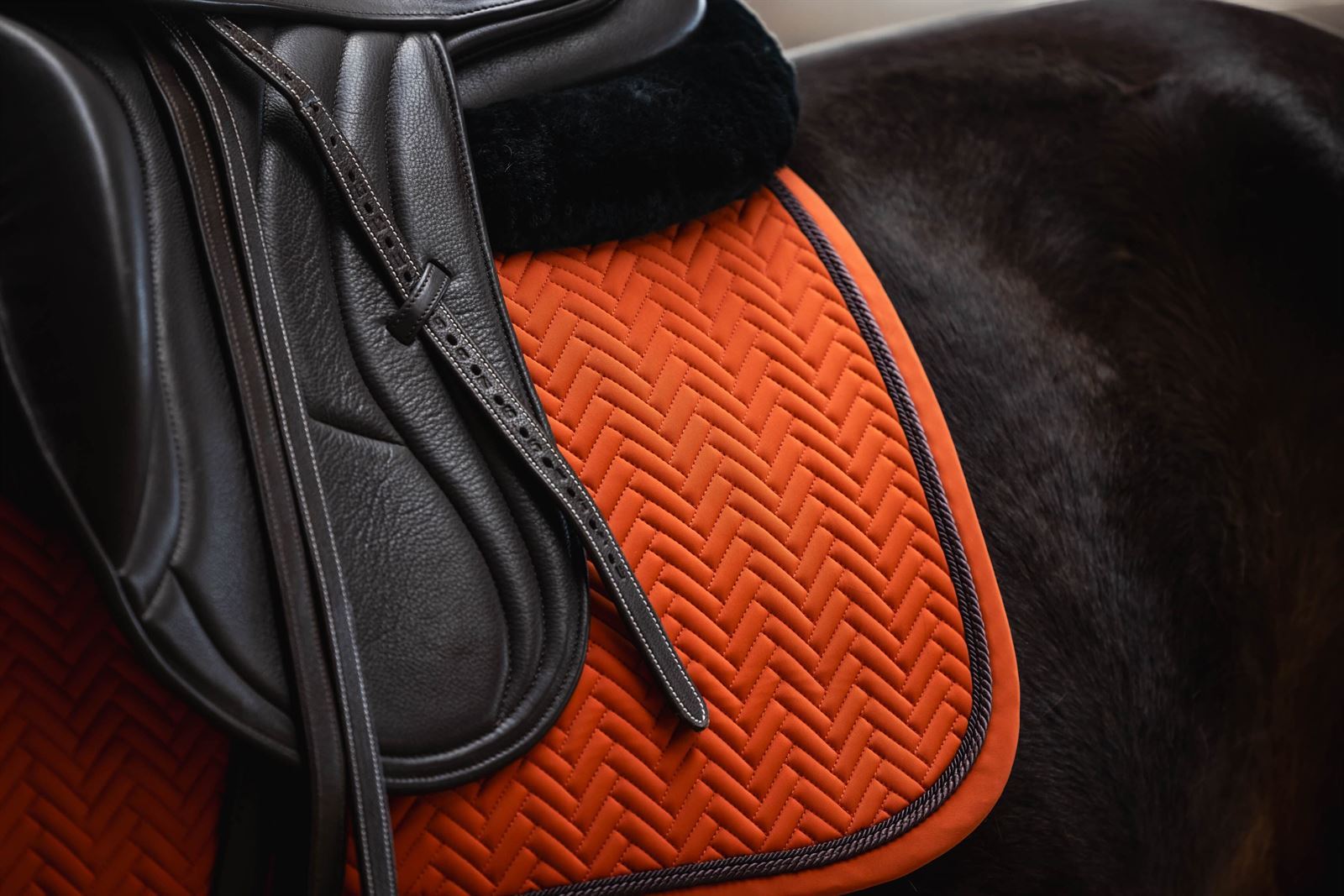 Mantilla HKM Sports Equipment Florence color teja USO GENERAL - Imagen 5