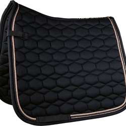 Mantilla HKM Sports Equipment Rosegold Glamour color negro TALLA PONY USO GENERAL - Imagen 1