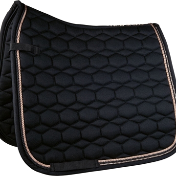 Mantilla HKM Sports Equipment Rosegold Glamour color negro TALLA PONY USO GENERAL - Imagen 1