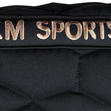 Mantilla HKM Sports Equipment Rosegold Glamour color negro TALLA PONY USO GENERAL - Imagen 2