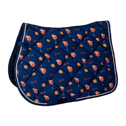 Mantilla HKM Sports Equipment Splash estampado naranjas PONY - Imagen 1