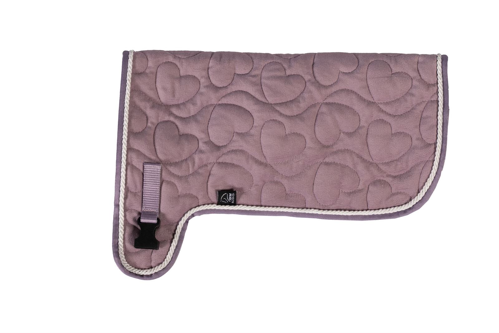 Mantilla Hobby Horsing HKM Sports Equipment terciopelo color lavanda - Imagen 1