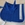 Mantilla LAURIA GARRELLI Amalfi color azul royal/beige PONY USO GENERAL - Imagen 1