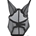 Máscara antimoscas LEXHIS con orejas, color marrón - Imagen 2
