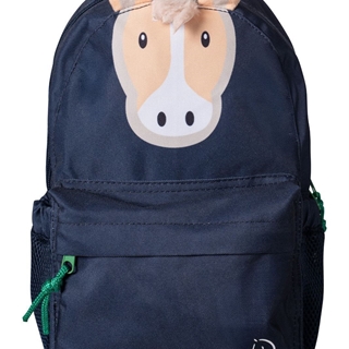 Mochila niñ@s HKM Sports Equipment azul marino caballo - Imagen 1