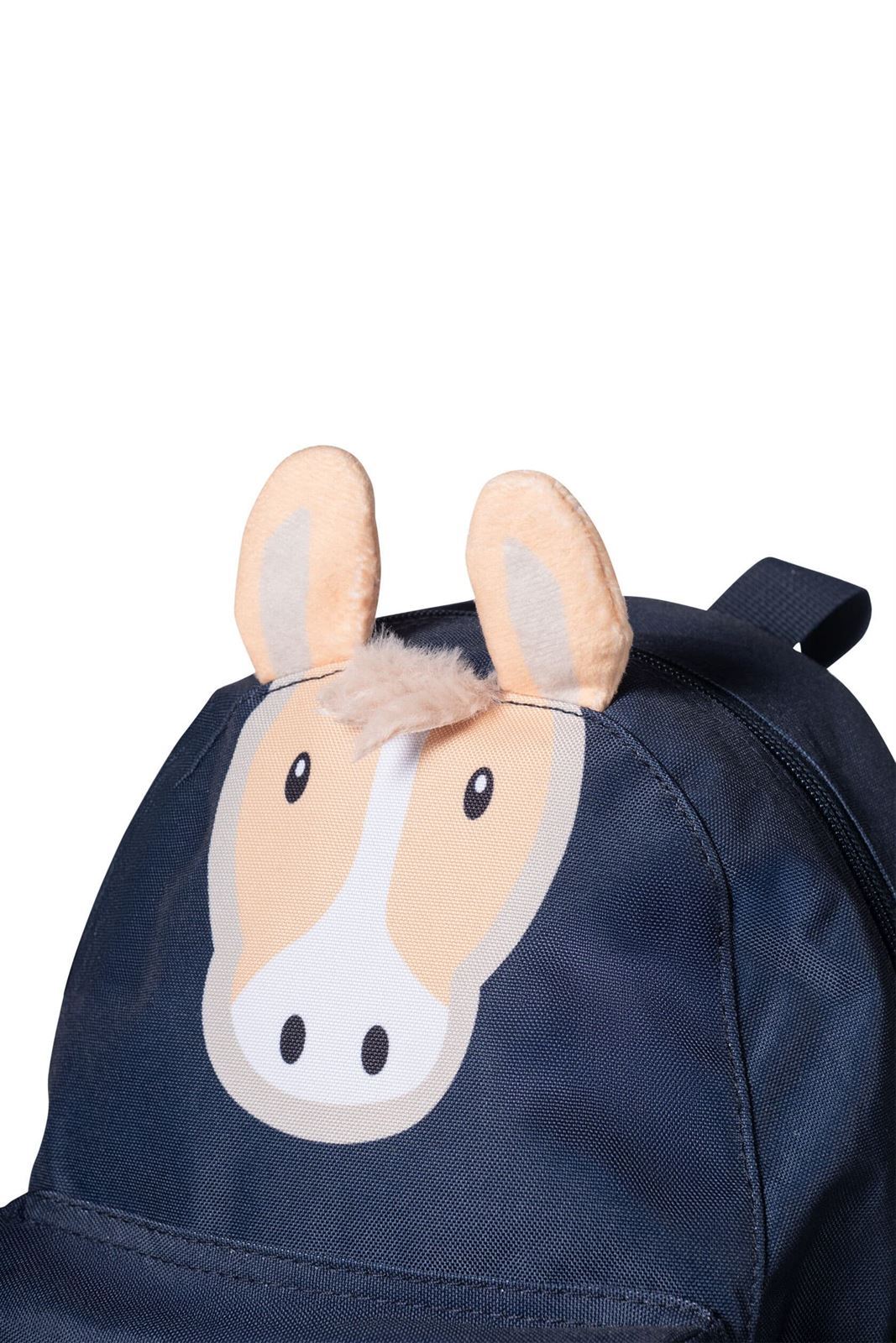 Mochila niñ@s HKM Sports Equipment azul marino caballo - Imagen 6