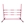 Obstáculo de pista HKM Sports Equipment color rosa - Imagen 1