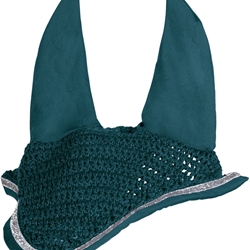 Orejeras HKM Romy color petróleo - Imagen 1