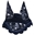 Orejeras Hobby Horsing HKM Sports Equipment azul marino estampado estrellas - Imagen 1