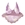 Orejeras Hobby Horsing HKM Sports Equipment color lila con margaritas - Imagen 1