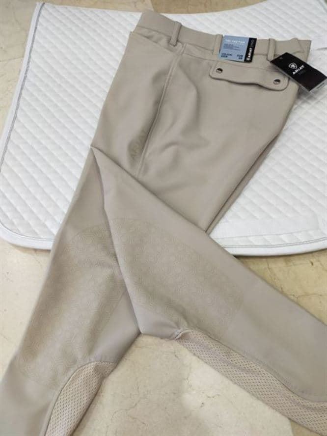 Pantalón caballero ARIAT Tri Factor grip rodilla color beige - Imagen 6